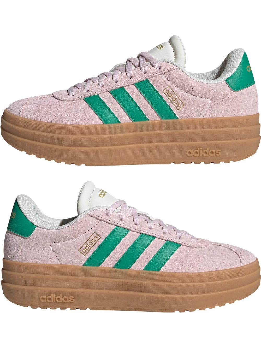 VL Court Bold Sneaker Pink an Green